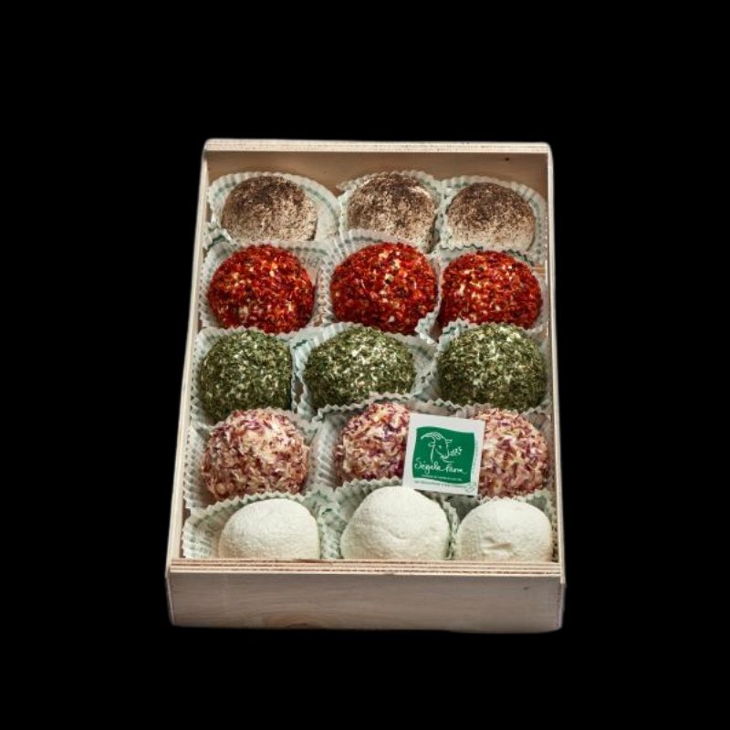 Boul'biquette 70g aromatisé 5x3 saveurs : nature - échalote - ciboulette - poivrons - poivre