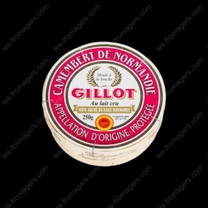 Camembert de Normandie AOP GILLOT Mauve lait cru 1/2 Affiné x 12