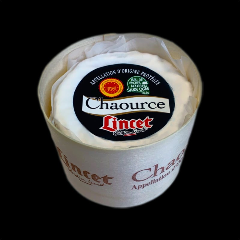 Fromage Chaource AOP boite en bois Lincet