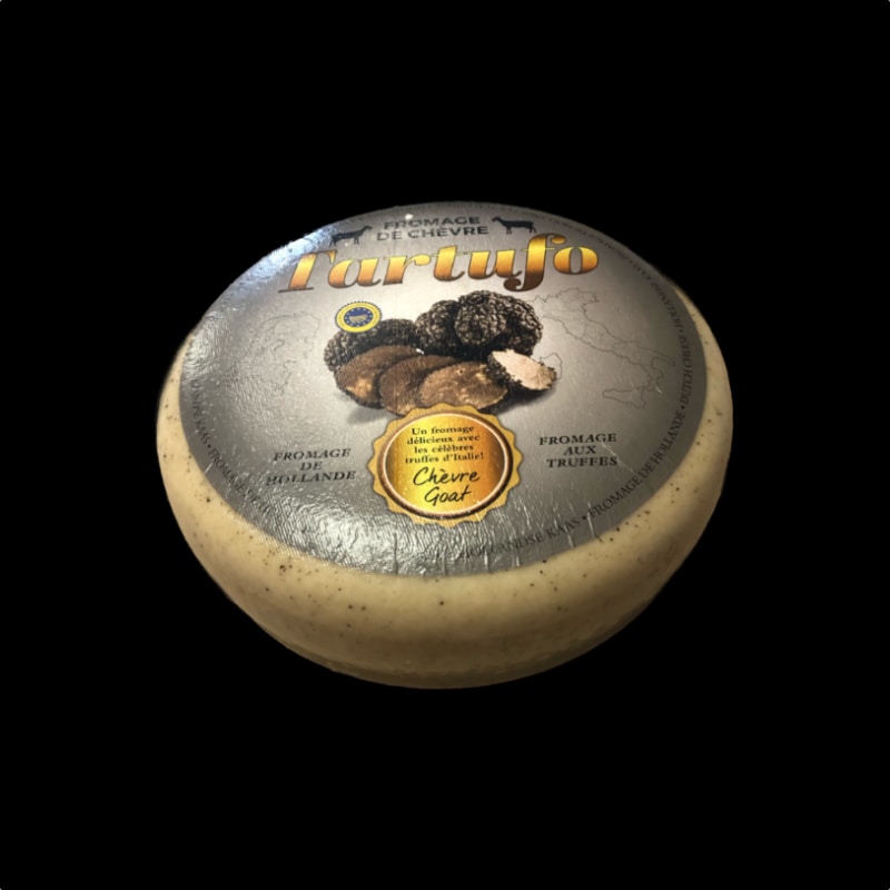 meule fromage chèvre aux truffes
