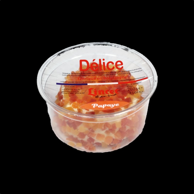 Délice Papaye emballage transparent LINCET