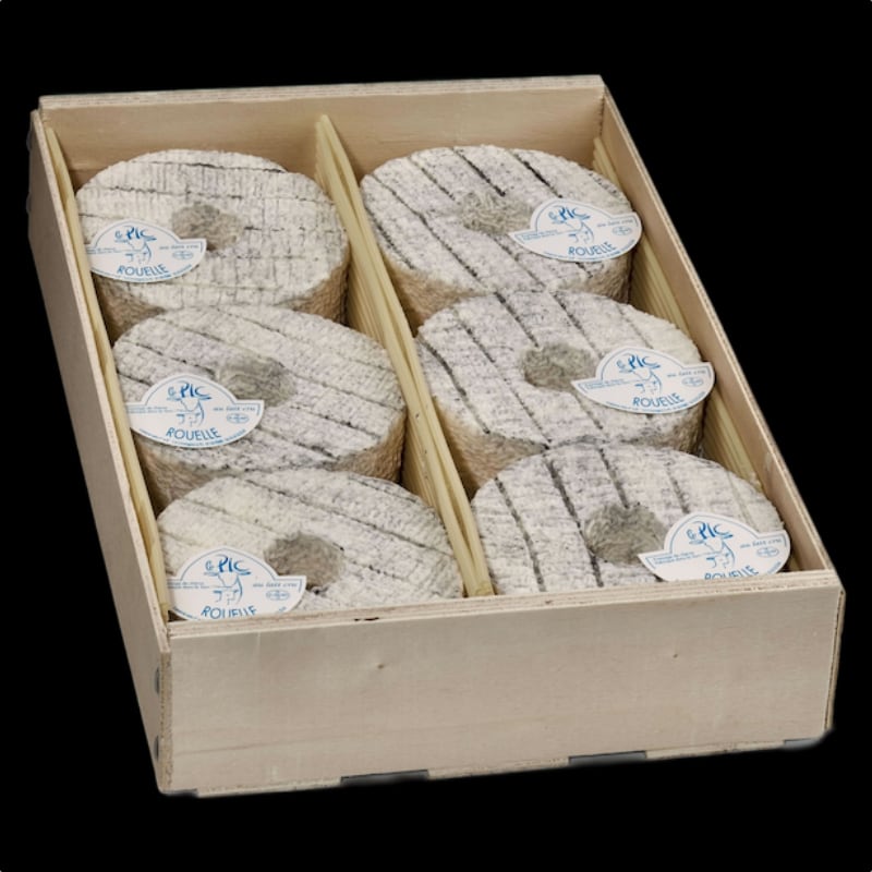Fromage de chèvre Rouelle du TARN Cendrée 250 g LE PIC en cagette
