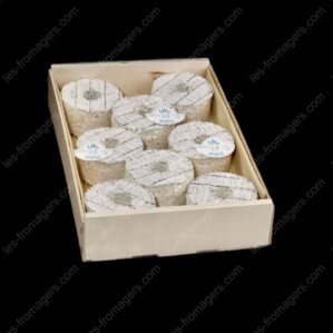 Fromage Petite rouelle du Tarn Cendrée en cagette LE PIC