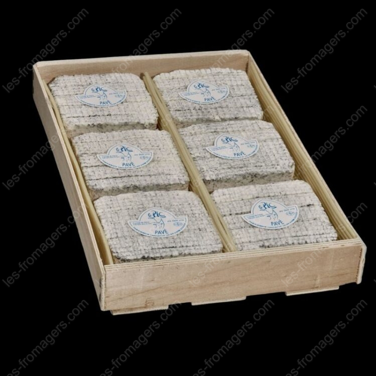 cagette fromage pavÃ© cendrÃ© 200g