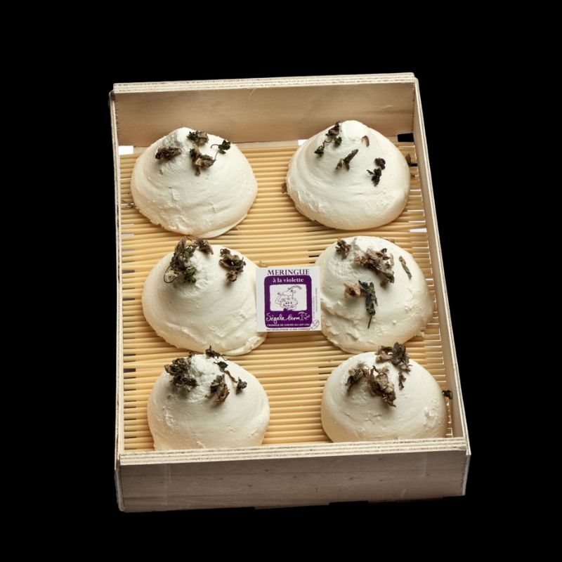 Cagette fromage meringue Ã  la violette