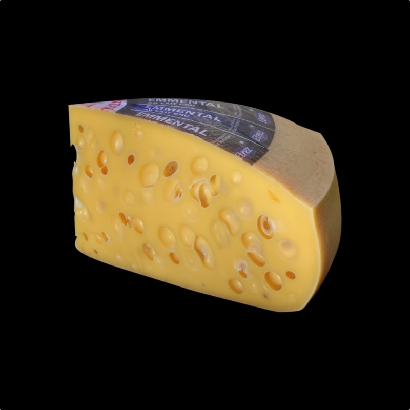 un huitième (1/8) de meule d'emmental Etrez