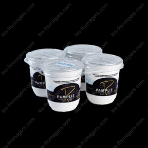 Yaourt brasseÌ lait entier (lot de 4 pots de 125g) 500 g