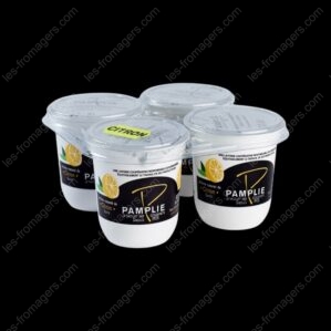 Yaourt brasseÌ Citron (lot de 4 pots de 125g) 500g