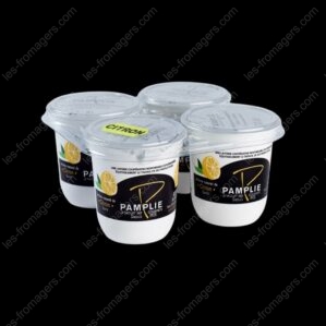 Yaourt brasseÌ Citron (lot de 4 pots de 125g) 500g
