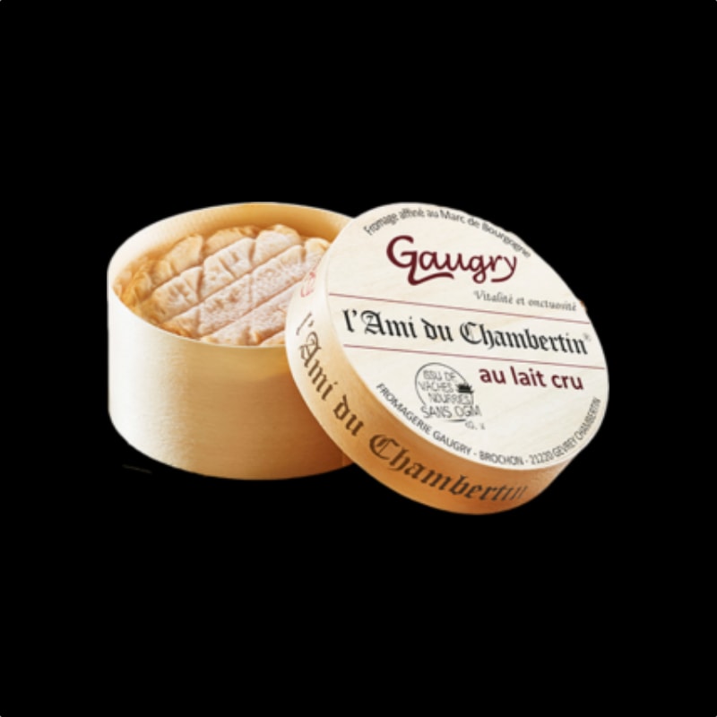 Fromage l'Ami du Chambertin en boite bois Lait cru