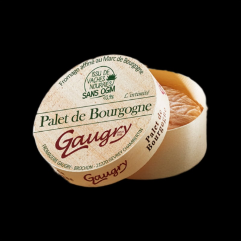 Fromage Palet de Bourgogne en boite bois Lait cru