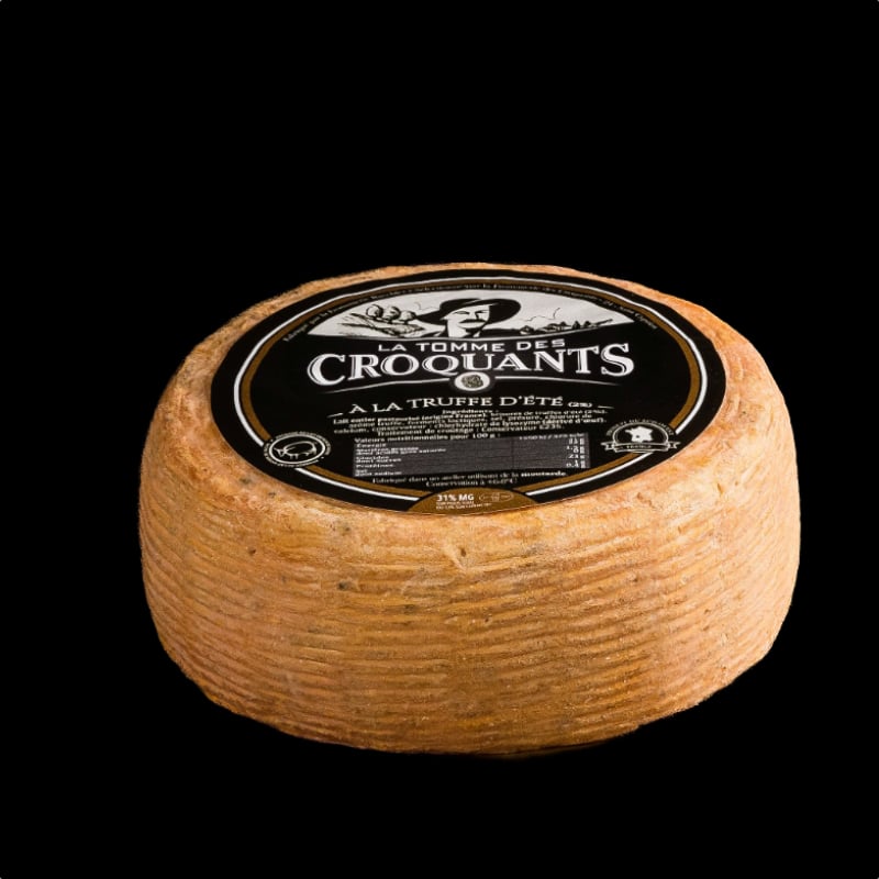 Fromage Tome des croquants 2% truffe d'eÌteÌ 850 g