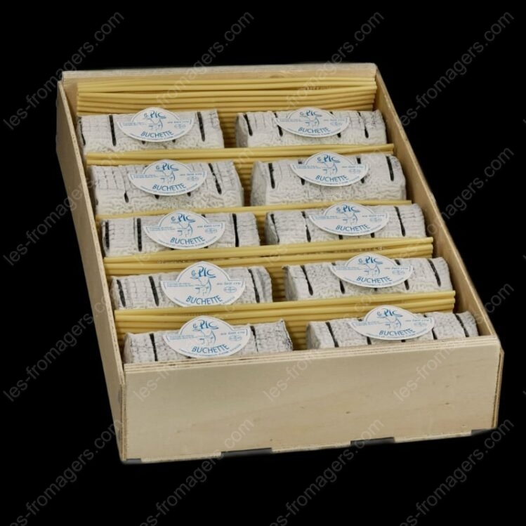 Cagette fromage buchette cendrÃ©e 150g