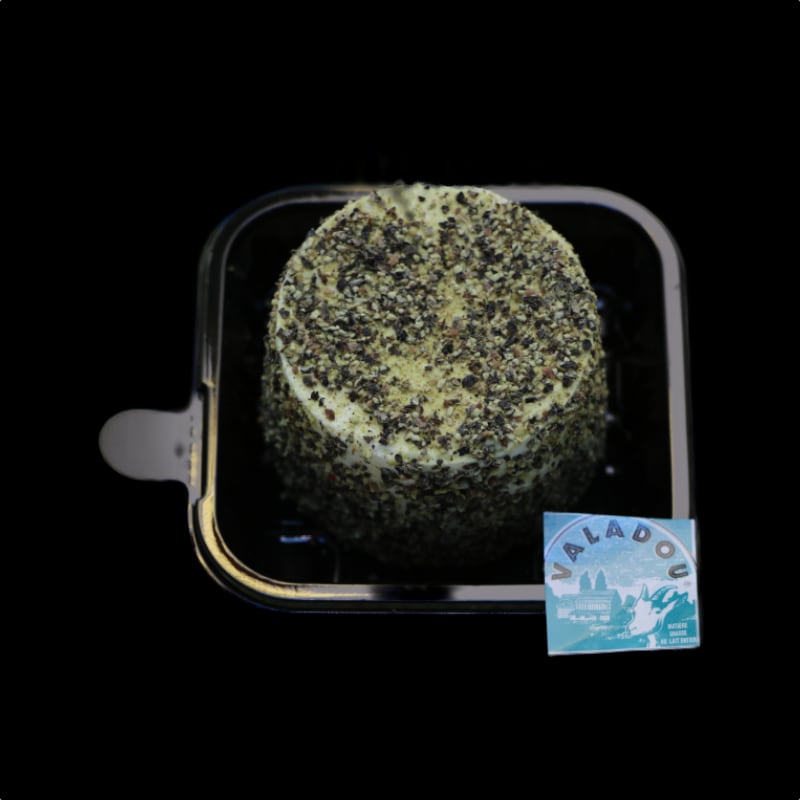 Fromage chèvre Valadou Enrobé poivre