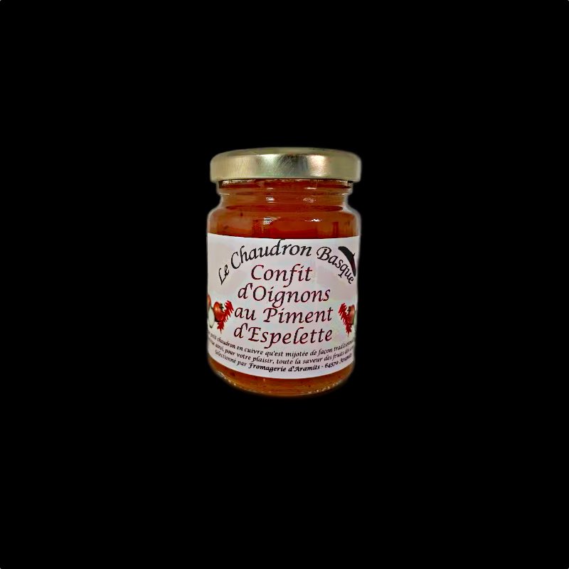 Confit d'oignons au piment d'Espelette 120g x 12