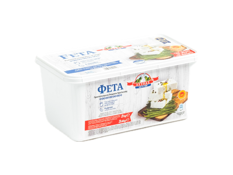 Féta AOP LYTRAS traditionnelle en Bac 2kg x 2