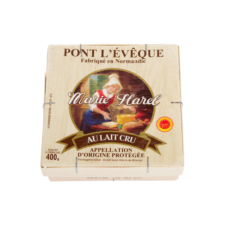 Pont L'Évêque AOP Marie Harel Lait Cru 400g x 6