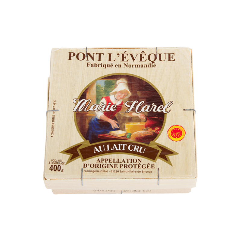 Pont L'Évêque AOP Marie Harel Lait Cru 400g x 6