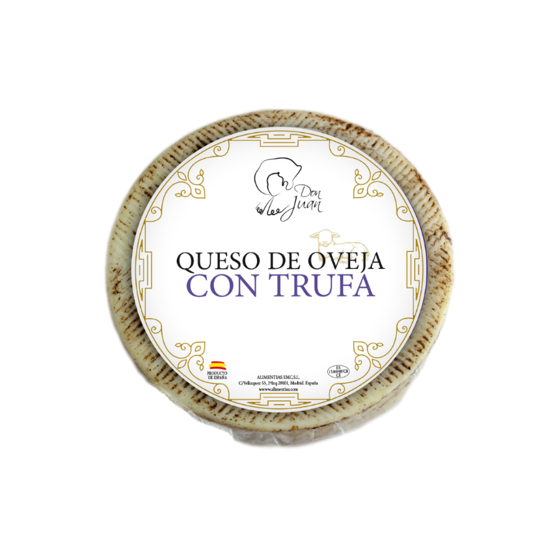 Tome de Brebis aromatisé à la truffe d'été